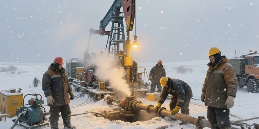 Oil Cementing Job at low temperature Oil Cementing Job at low temperature